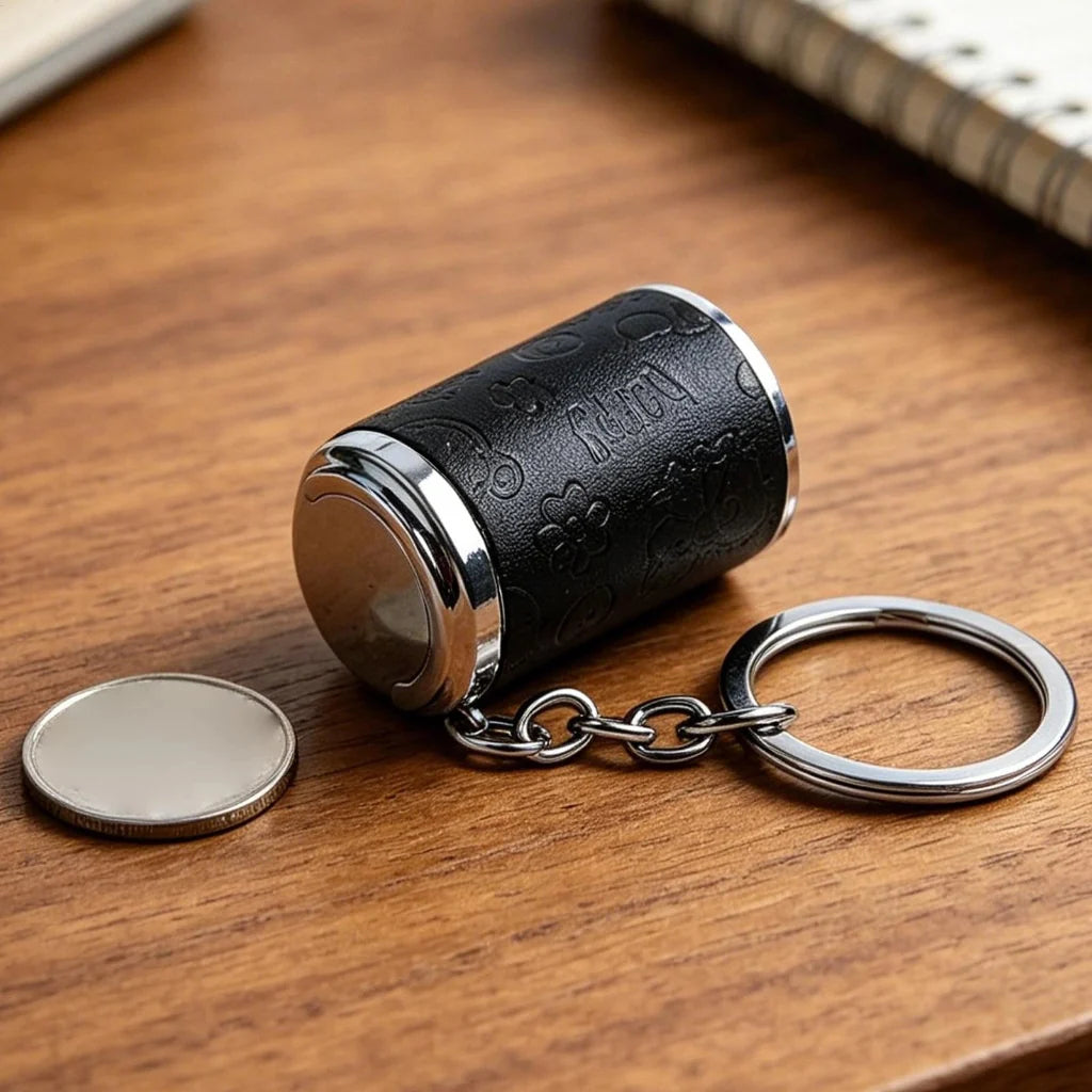 Mini Coin Storage Keychain