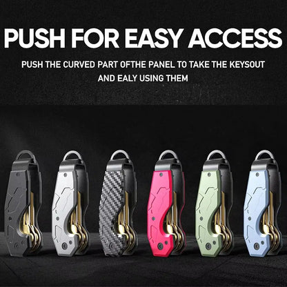 Compact Metal Key Case