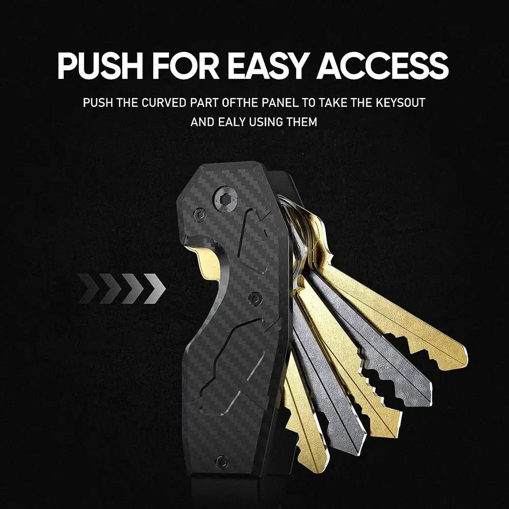 Compact Metal Key Case