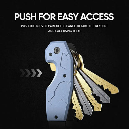 Compact Metal Key Case