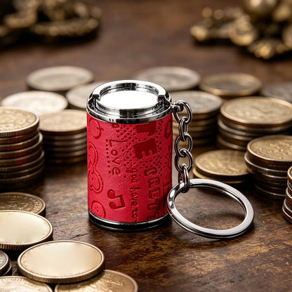 Mini Coin Storage Keychain