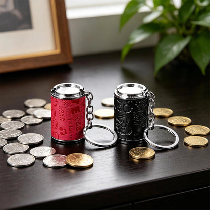 Mini Coin Storage Keychain