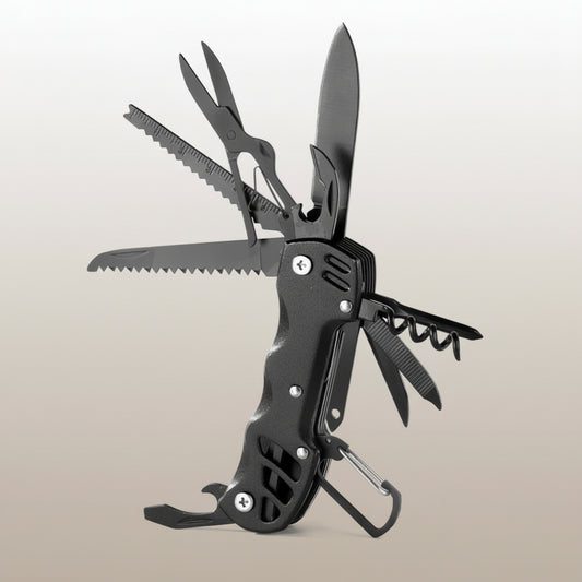 Multi-Tool Folding Knife for Outdoor Survival & Camping