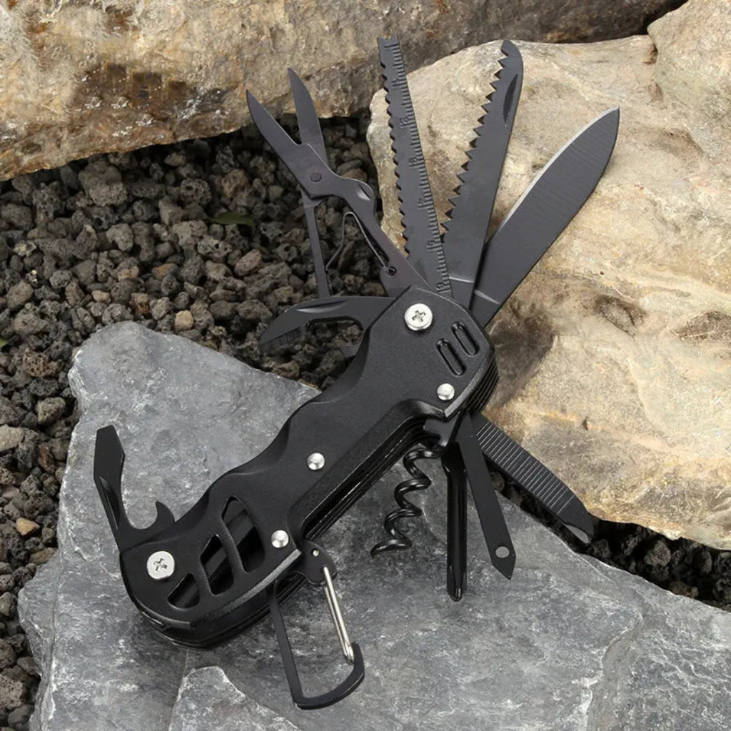 Multi-Tool Folding Knife for Outdoor Survival & Camping