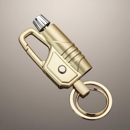 Waterproof Kerosene Permanent Match Lighter Keychain