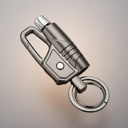Waterproof Kerosene Permanent Match Lighter Keychain