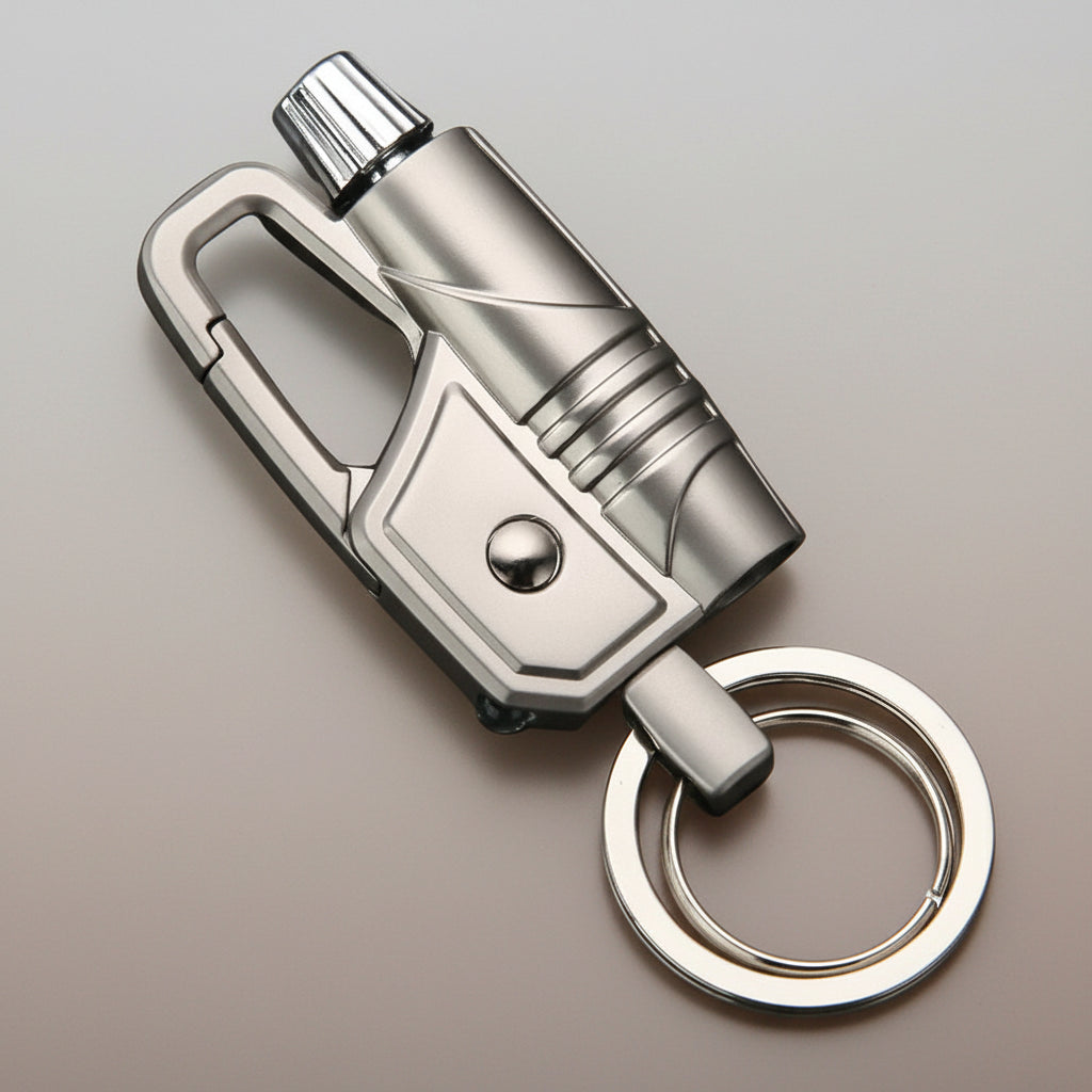 Waterproof Kerosene Permanent Match Lighter Keychain